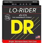 DR Strings MH45 Lo Rider Bass Strings Front View